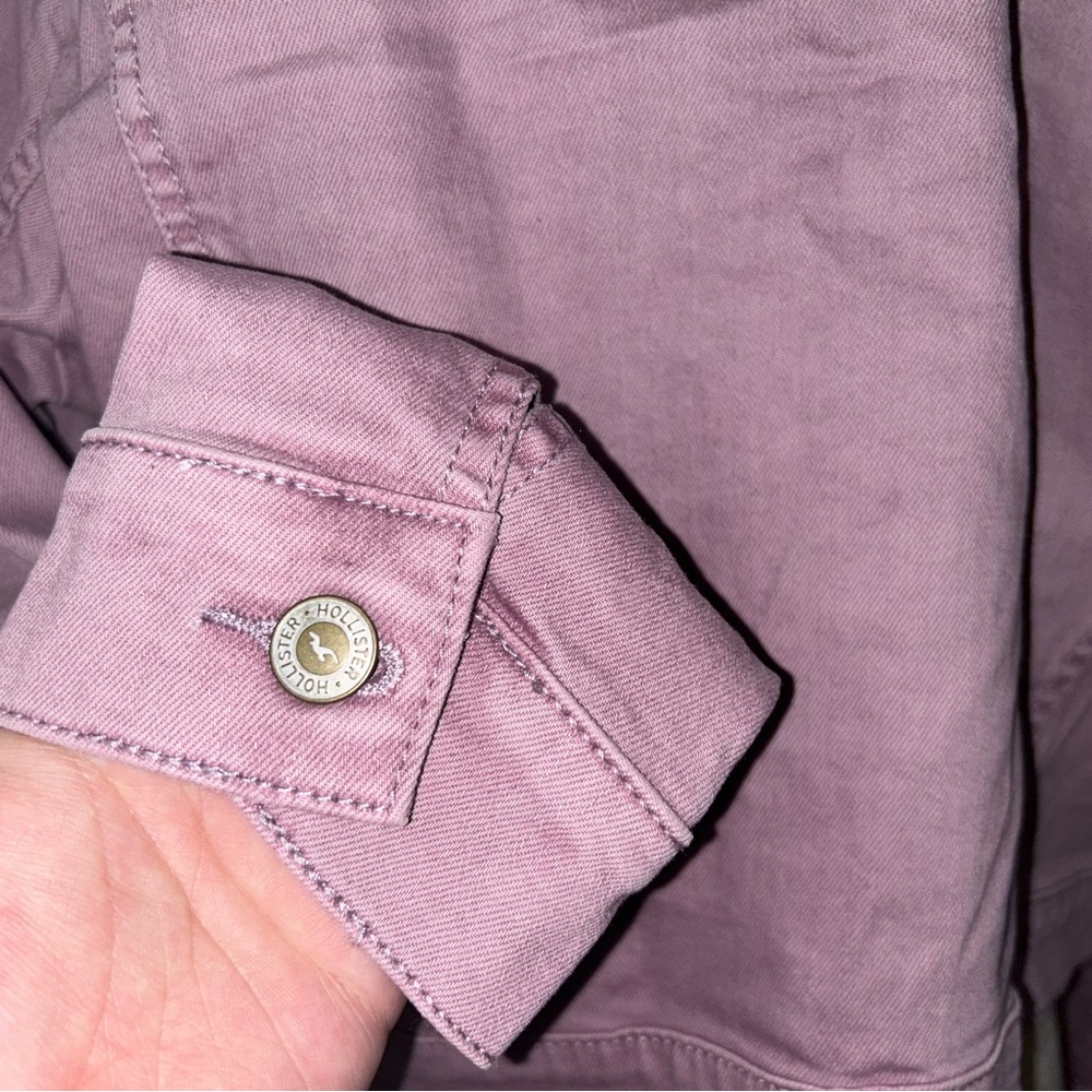 Light Purple Denim Jacket - Picture 3 of 4